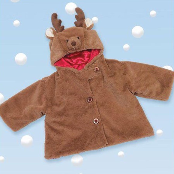 🎁 Lil Reindeer Coat by Bearington Baby - Picture 2 of 10